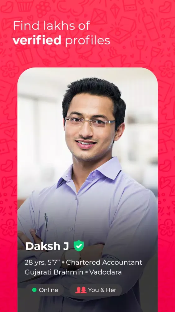 Capturas de pantalla de GujaratiShaadi Matchmaking App