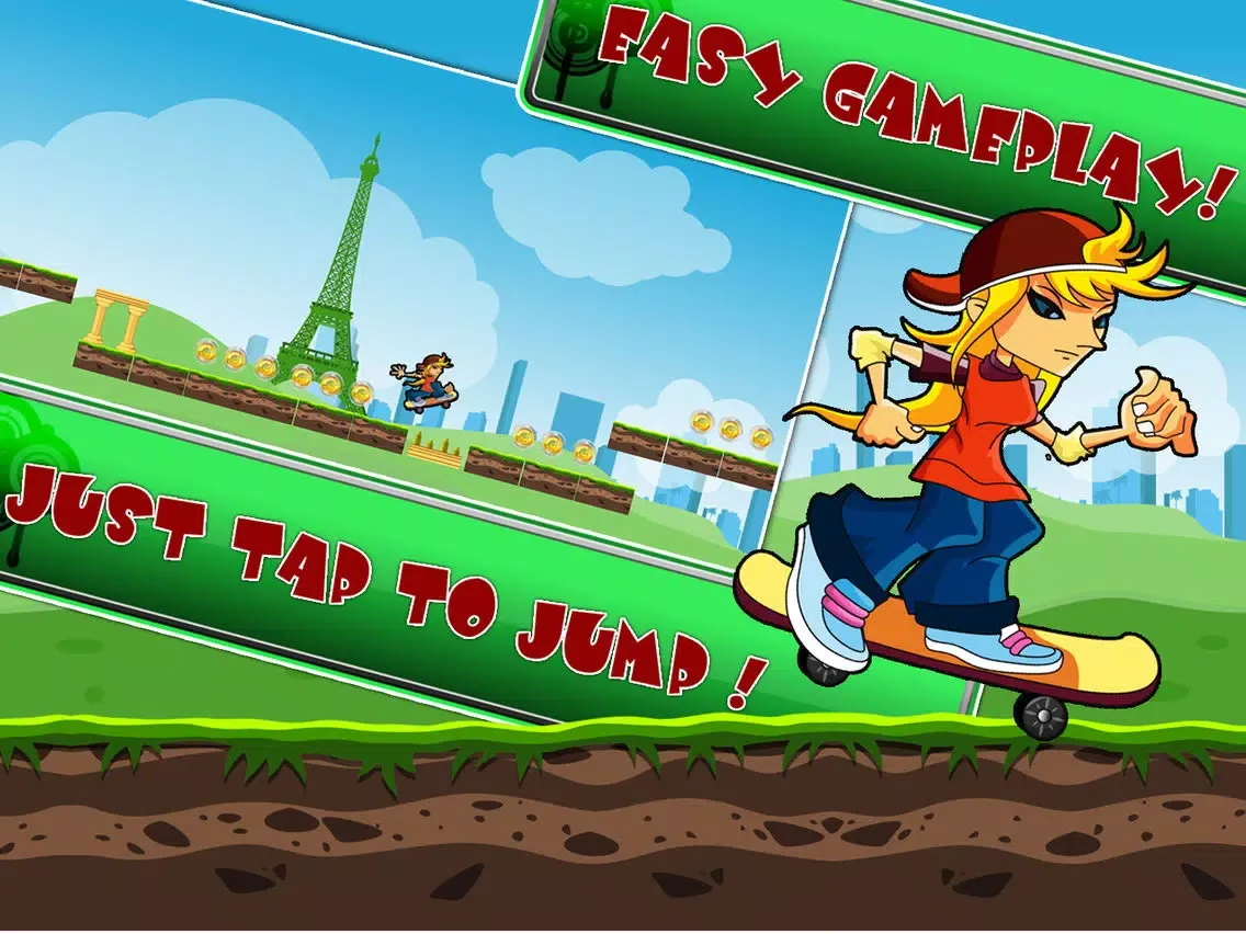 Subway beach Skater iPad  Screenshots