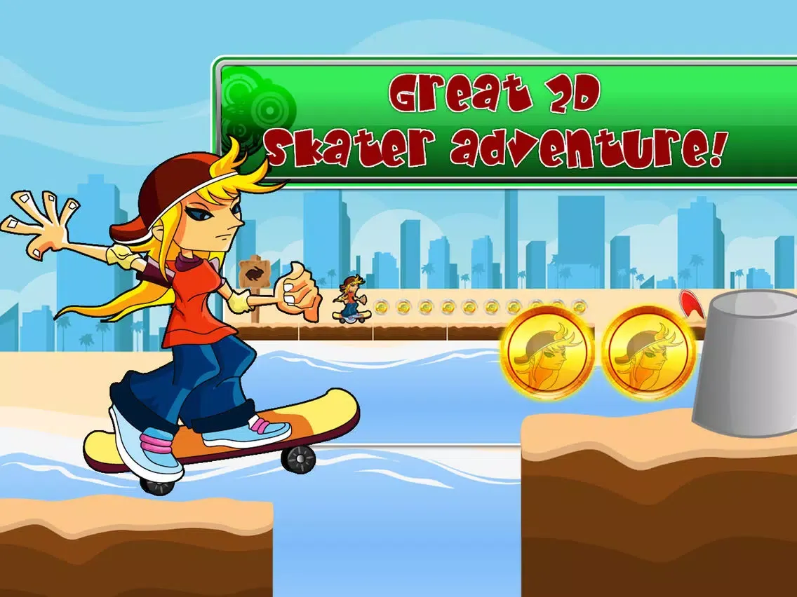 Subway beach Skater iPad  Screenshots
