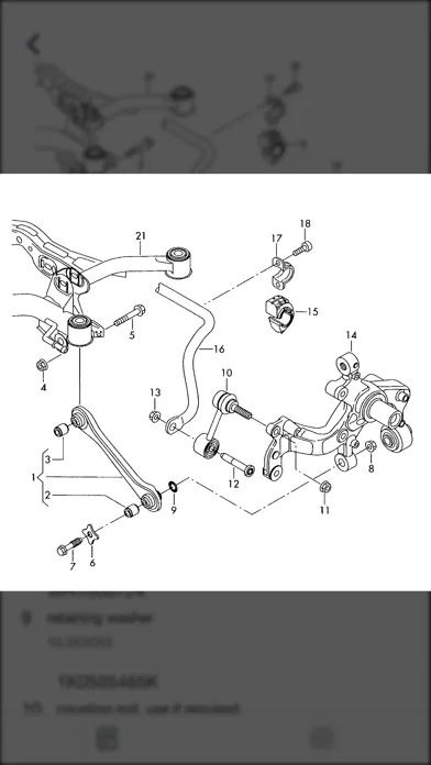 Captures d'écran de Car parts for Volkswagen