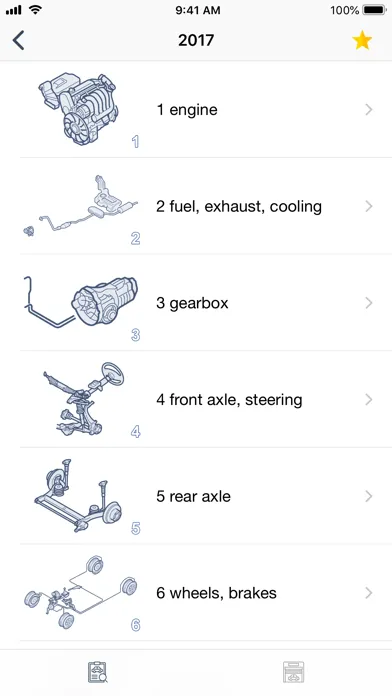 Captures d'écran de Car parts for Volkswagen