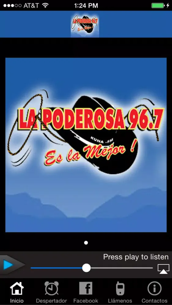 Zrzuty ekranu KUNA La Poderosa 96.7 FM
