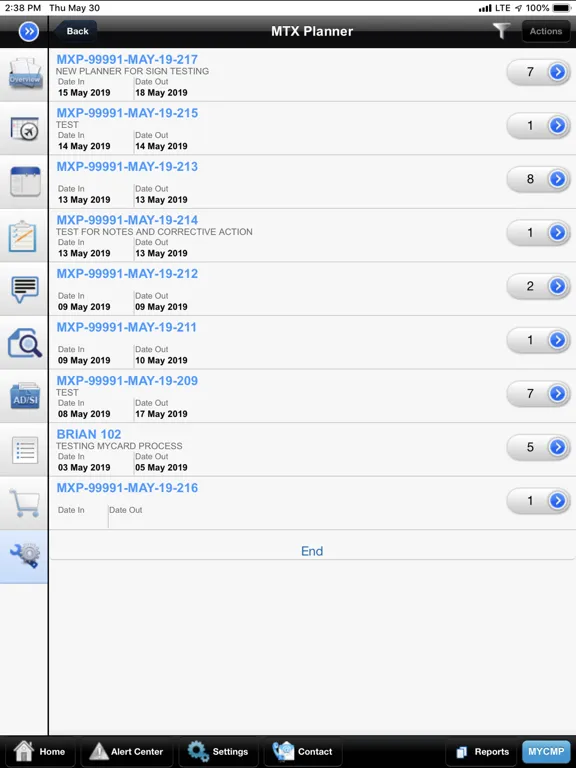 Скриншоты Gulfstream MyCMP iPad 