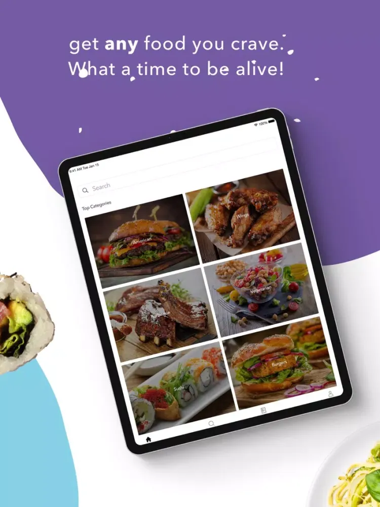 Capturas de tela do Gulf Stream Delivery: Get Food iPad 