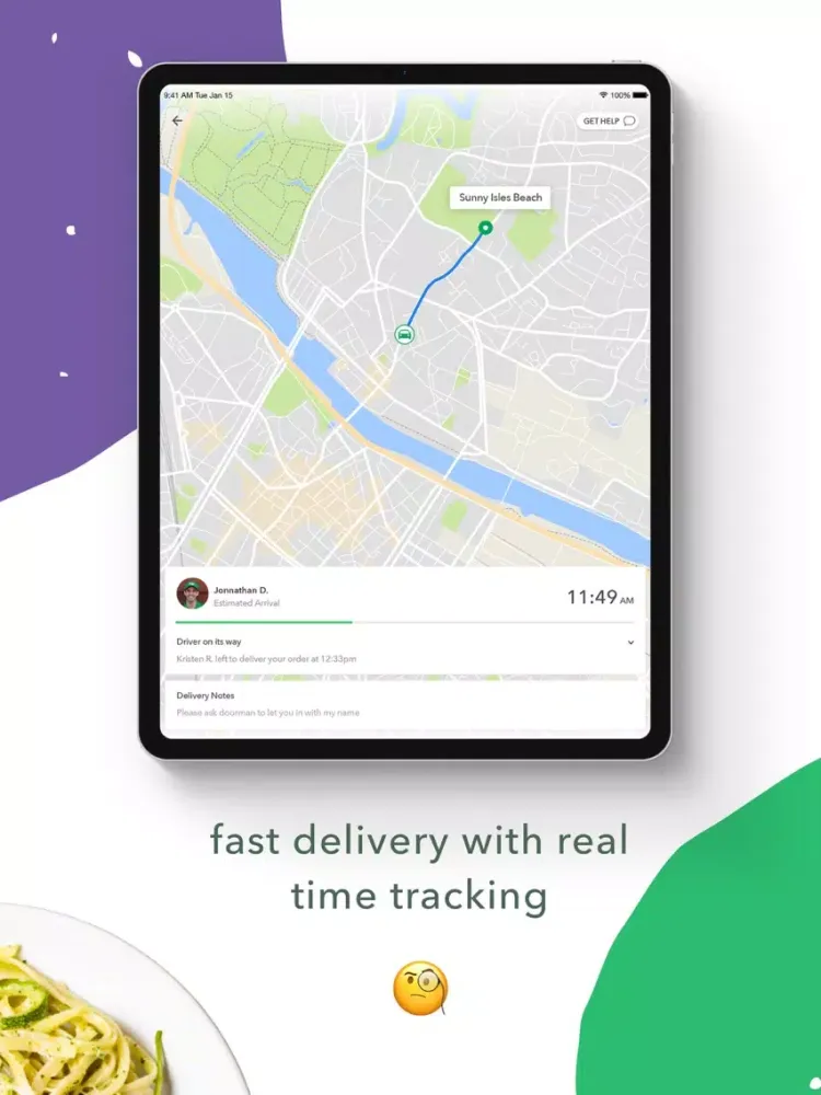Capturas de tela do Gulf Stream Delivery: Get Food iPad 