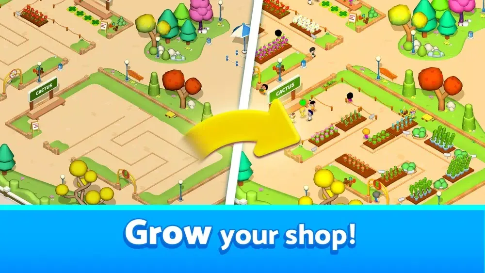 ภาพหน้าจอของ Plant Shop Tycoon - Idle Game