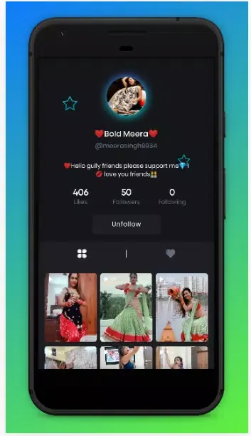 Captures d'écran de Gullystar- Bhojpuri special short video app