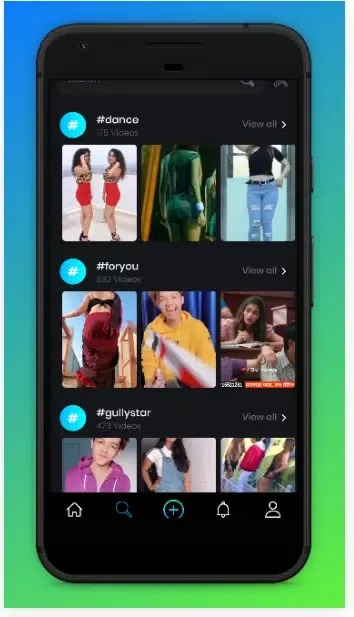 Captures d'écran de Gullystar- Bhojpuri special short video app
