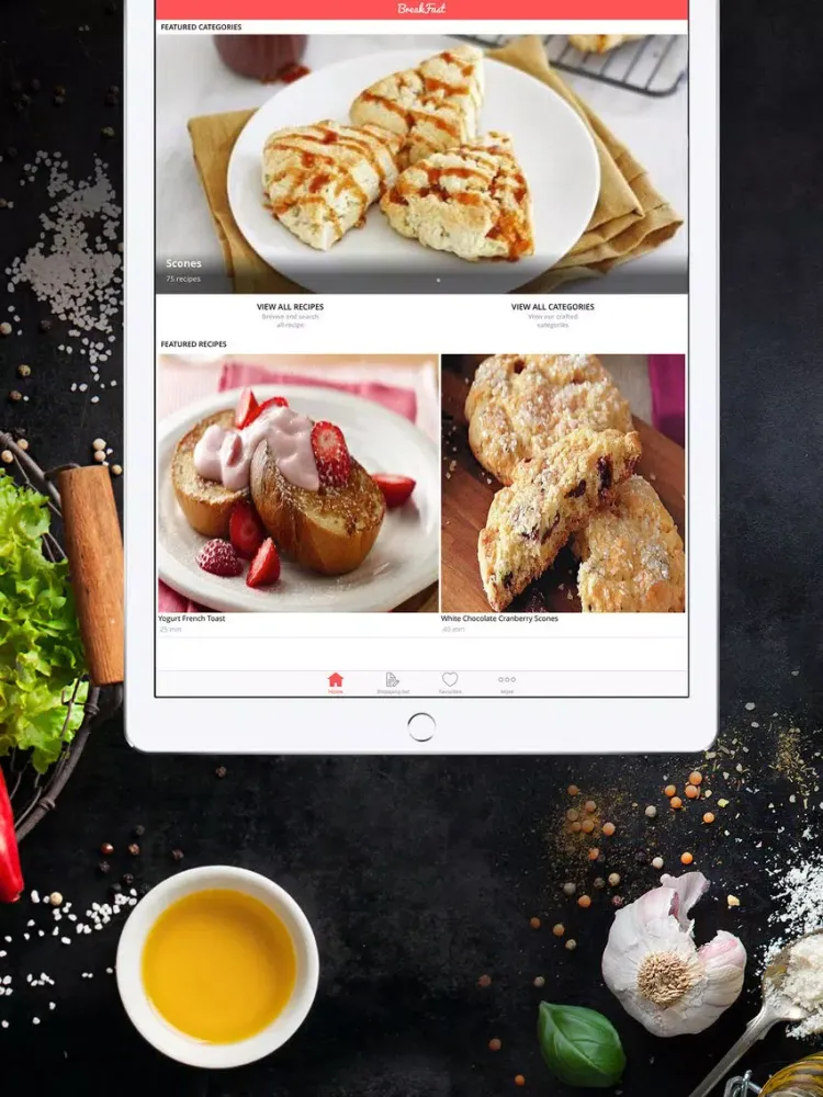 Healthy BreakFast Recipes & Cooking Planner iPad  স্ক্রিনশট
