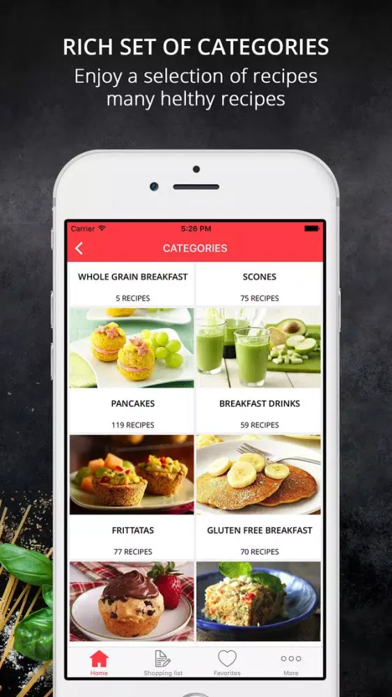 Healthy BreakFast Recipes & Cooking Planner স্ক্রিনশট