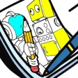Draw Cool Smiley robot