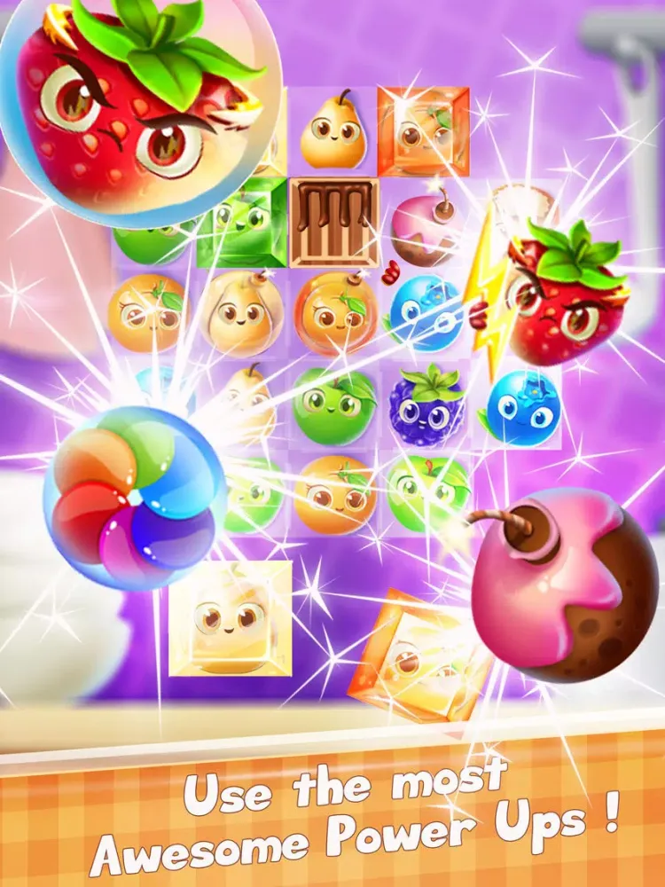 Tangkapan skrin Gummy Fruit Blast iPad 