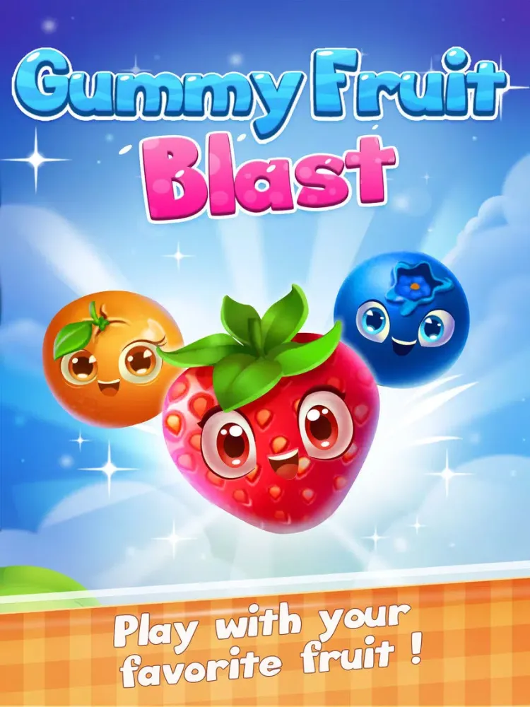 Tangkapan skrin Gummy Fruit Blast iPad 