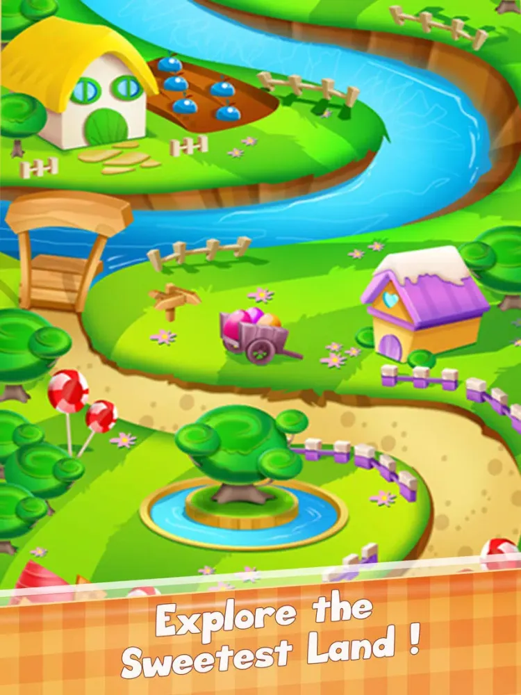 Tangkapan skrin Gummy Fruit Blast iPad 