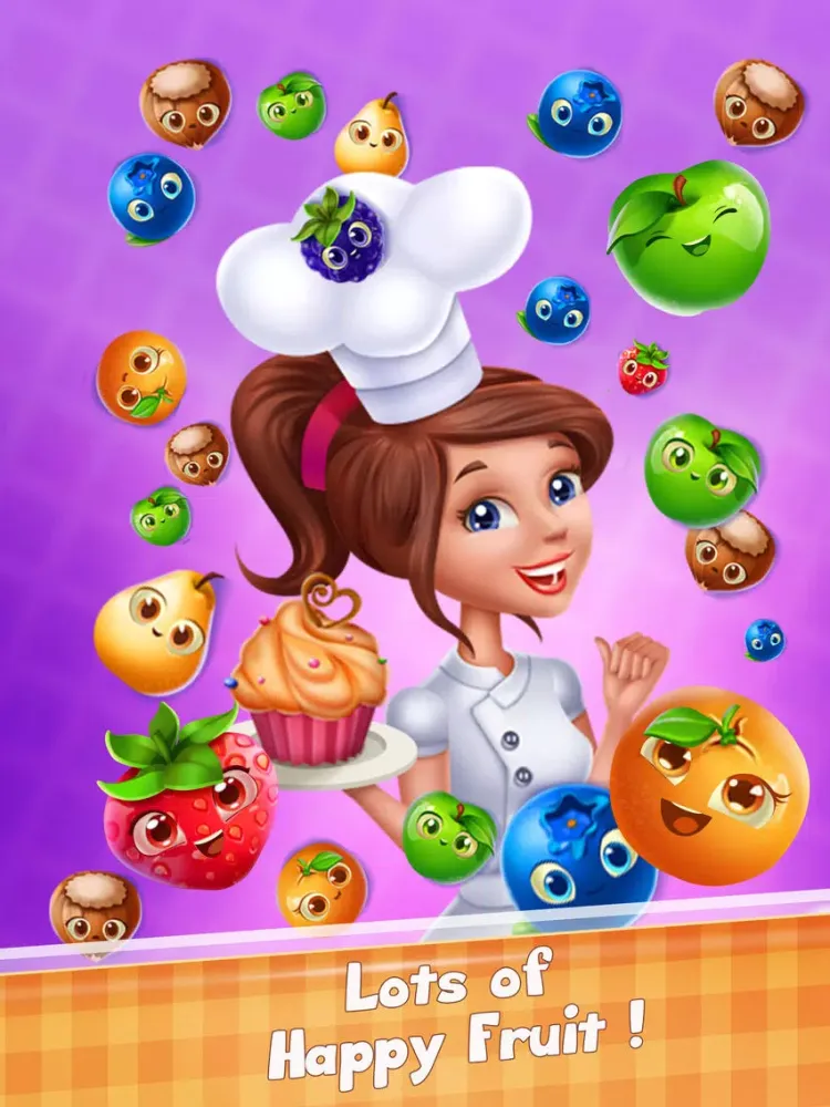 Tangkapan skrin Gummy Fruit Blast iPad 