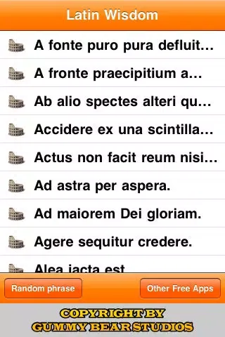 Latin Wisdom Screenshots