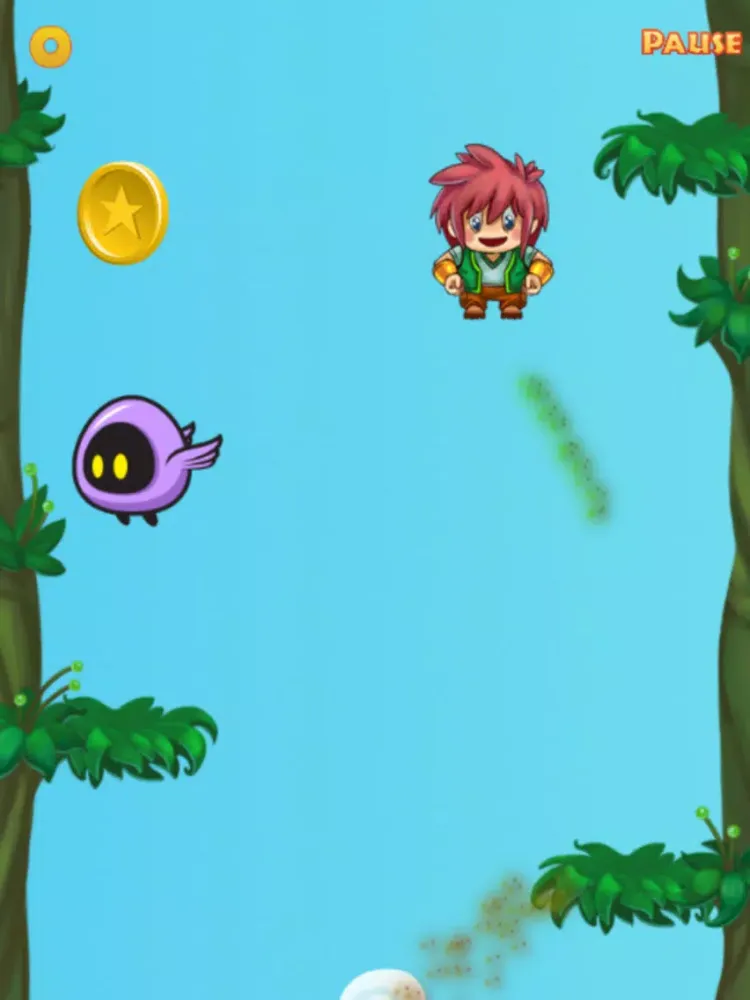 Ảnh chụp màn hình của Jungle Jumper iPad 