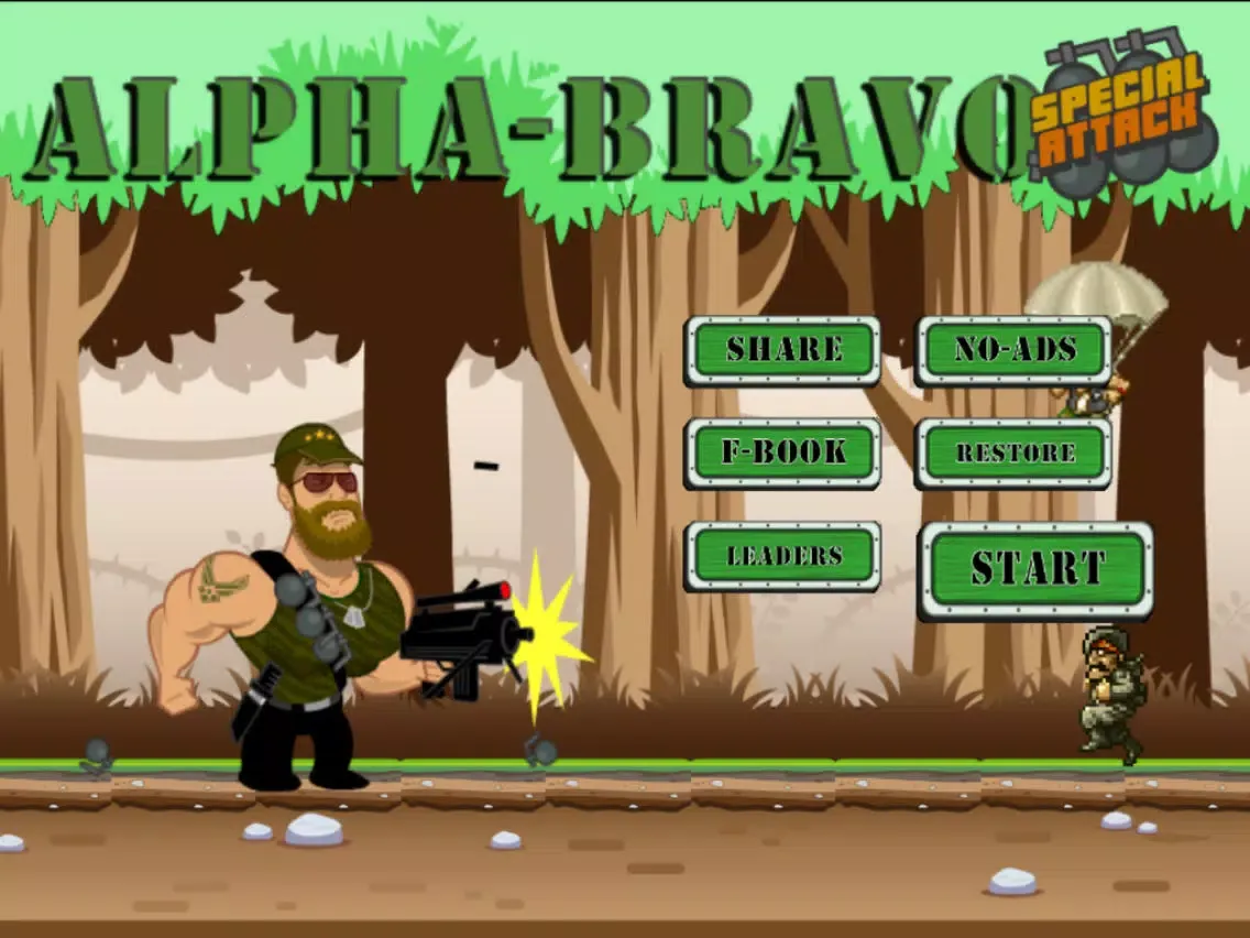 Capturas de tela do Alpha Bravo iPad 