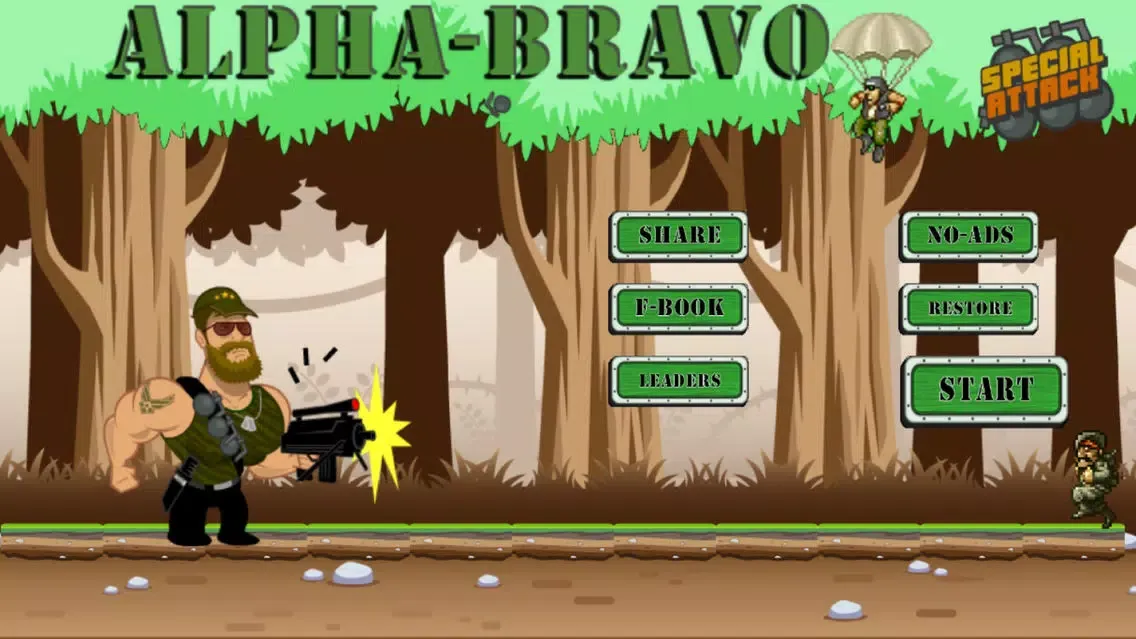 Capturas de tela do Alpha Bravo