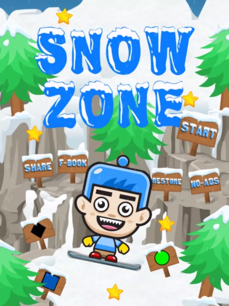 Tangkapan skrin Snow Zone iPad 