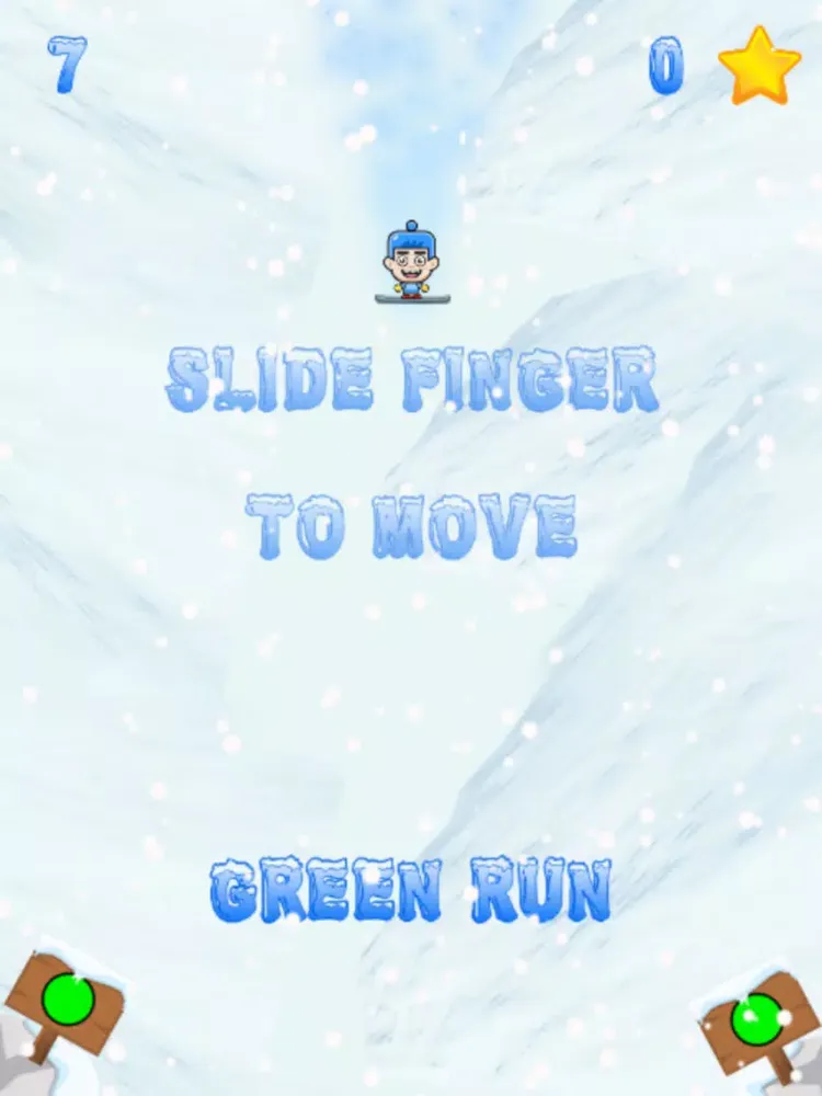 Tangkapan skrin Snow Zone iPad 