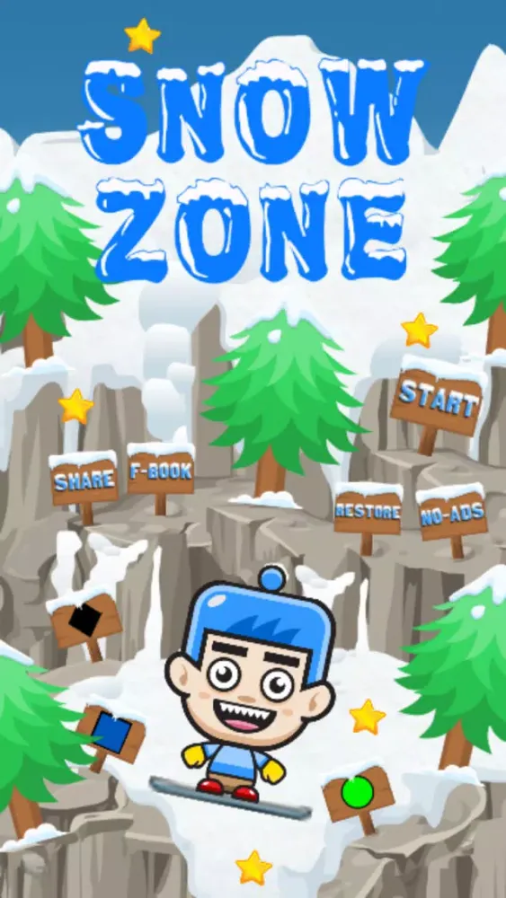 Tangkapan skrin Snow Zone