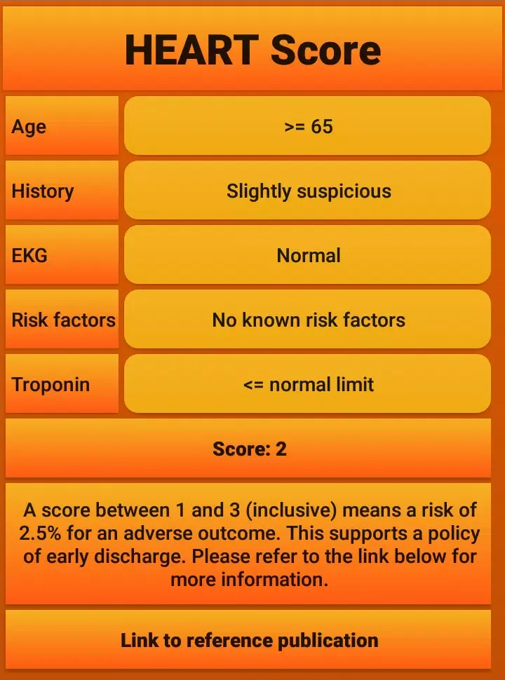 Скриншоты HEART Score