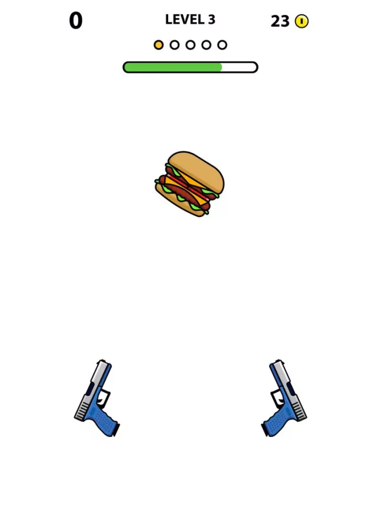 Tangkapan layar double guns - Bullet destroy iPad 
