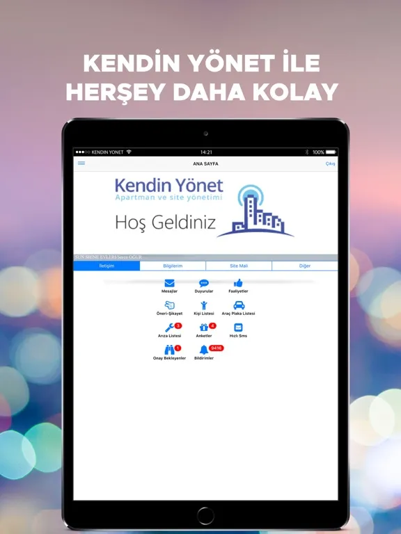 Kendin Yönet Mobile iPad 應用截圖