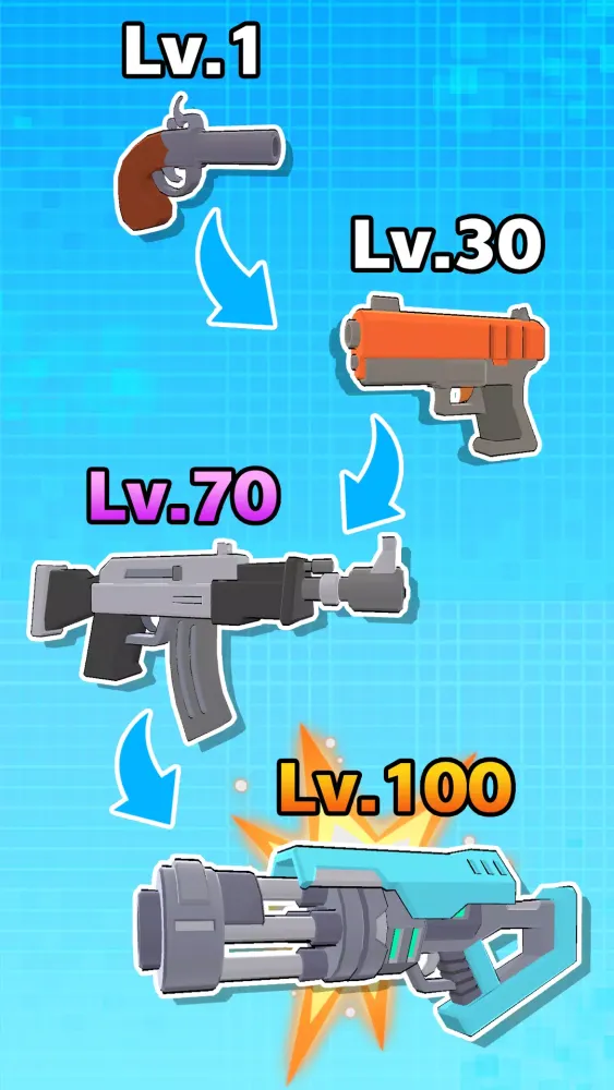 Ảnh chụp màn hình của Weapon Run Master: GunClans