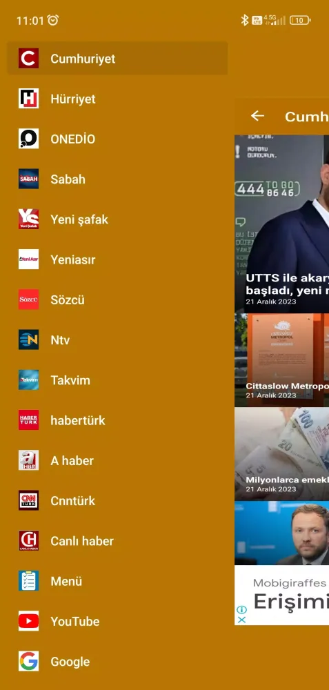 Скриншоты Gündem haberler