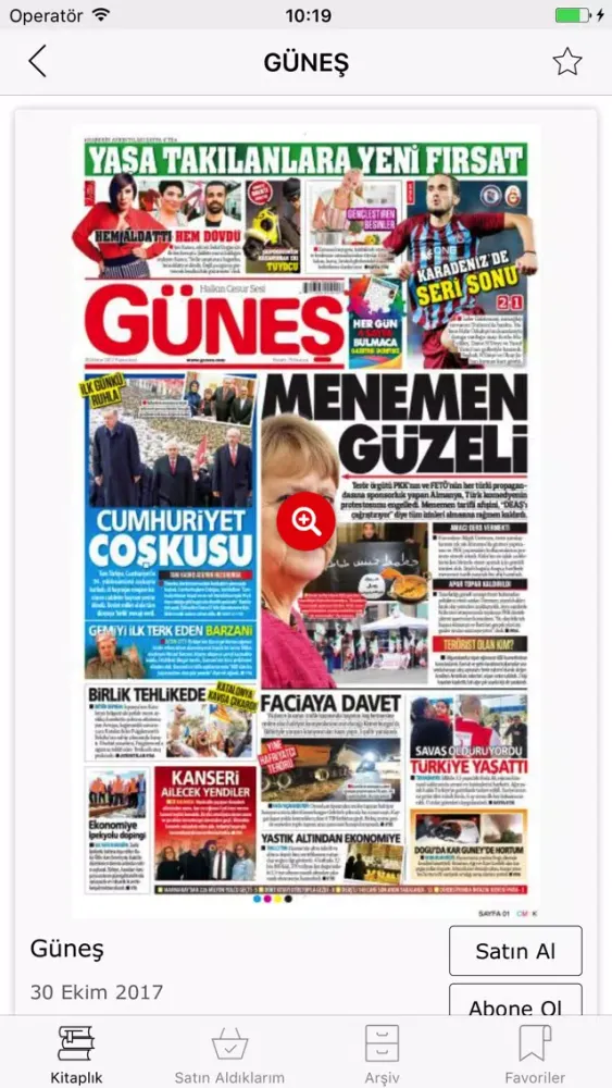 Скриншоты Güneş e-Gazete