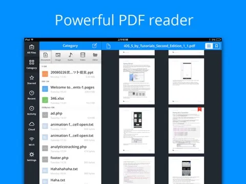 Ảnh chụp màn hình của Briefcase - File manager & document pdf reader iPad 
