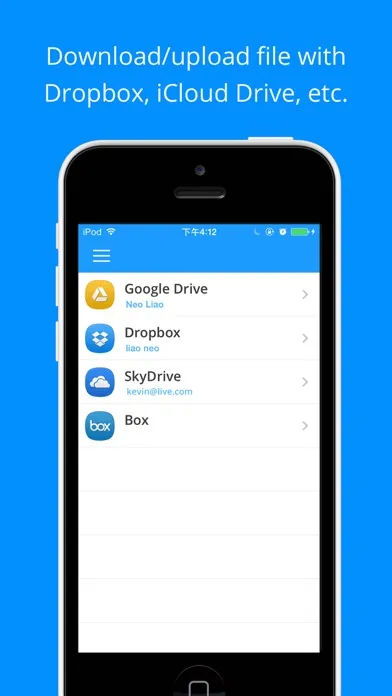 Ảnh chụp màn hình của Briefcase - File manager & document pdf reader