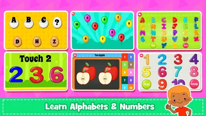 Capturas de pantalla de Kids Preschool Learning Games.
