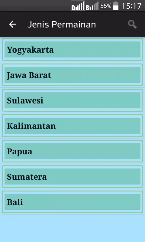 Tangkapan layar Permainan Tradisional Indo