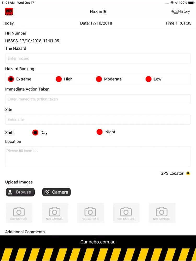 Gunnebo Take5 iPad  Screenshots