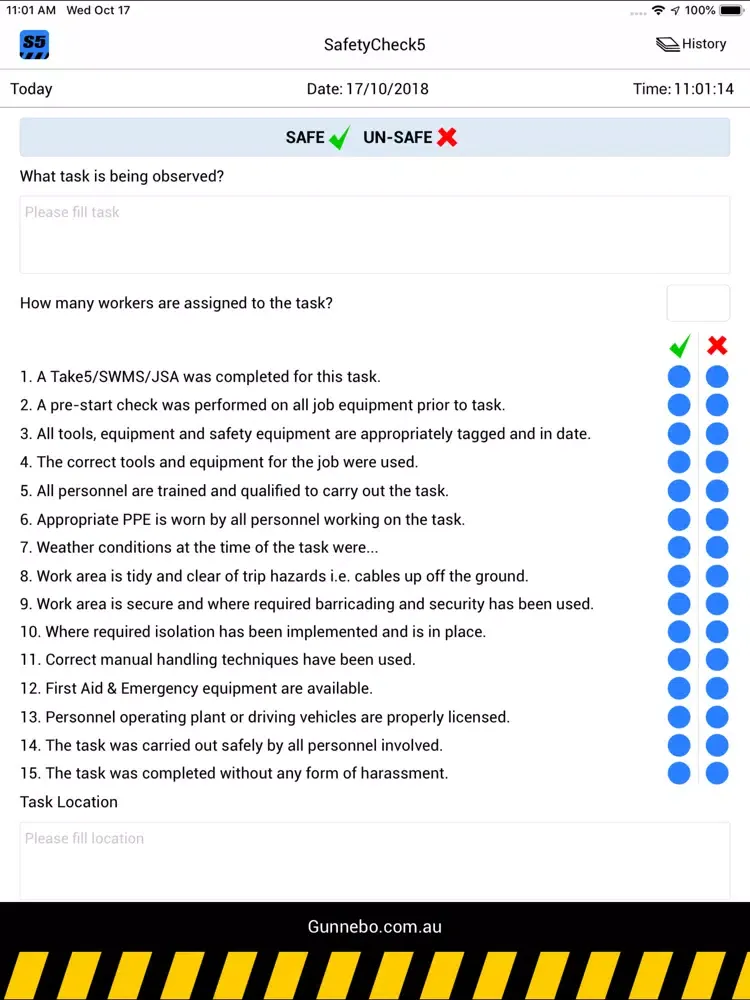 Gunnebo Take5 iPad  Screenshots