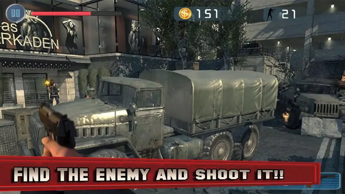 Capturas de tela do Army Gun Shoot 2