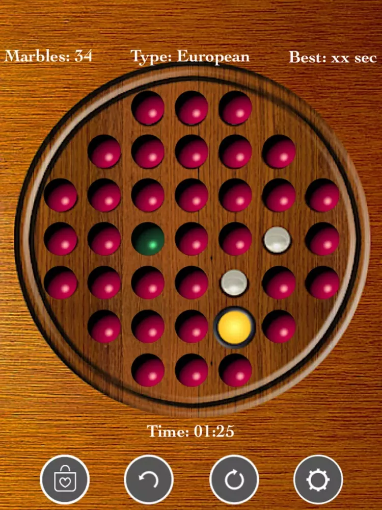 تصاویر Brainvita Peg Solitaire <--> iPad 