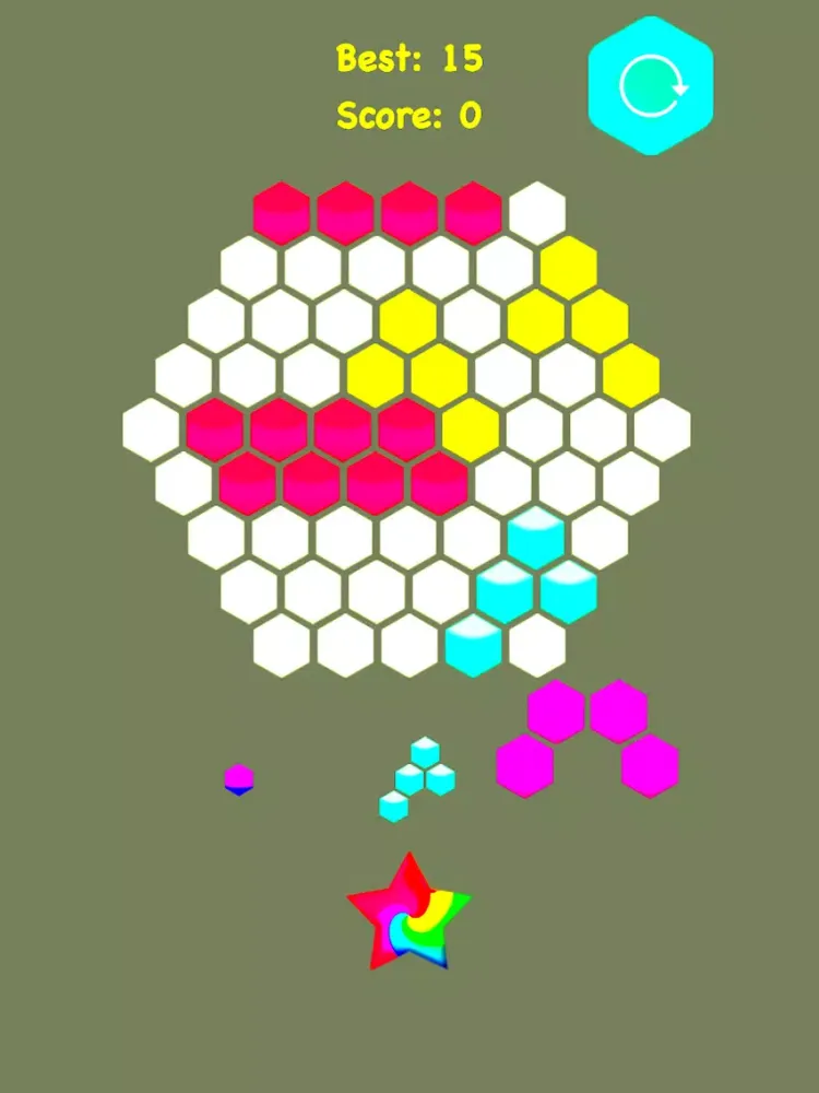 Capturas de pantalla de !Hexagonal Merge - Premium iPad 