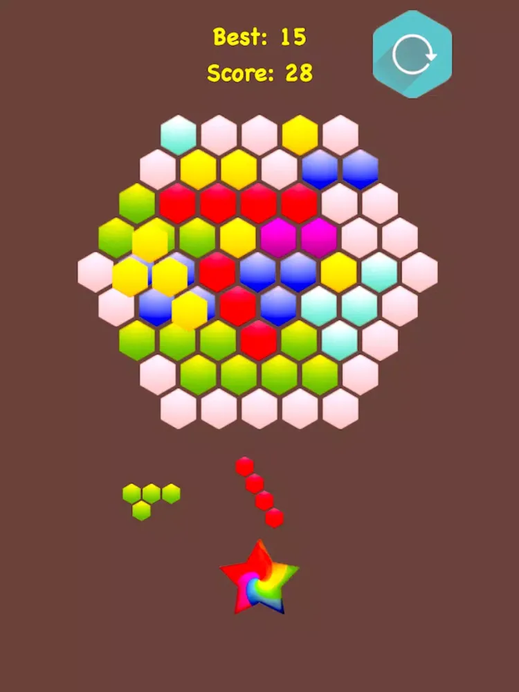 Capturas de pantalla de !Hexagonal Merge - Premium iPad 