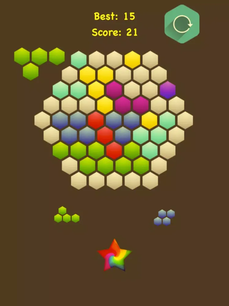 Capturas de pantalla de !Hexagonal Merge - Premium iPad 
