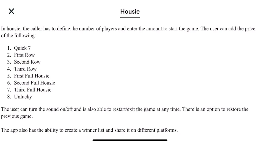 Capturas de pantalla de Housie - Indian Bingo game