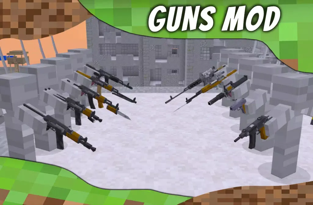 Screenshot di Mod Guns for MCPE. Weapons mod