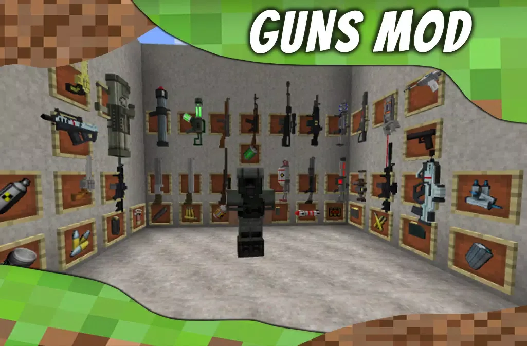 Screenshot di Mod Guns for MCPE. Weapons mod