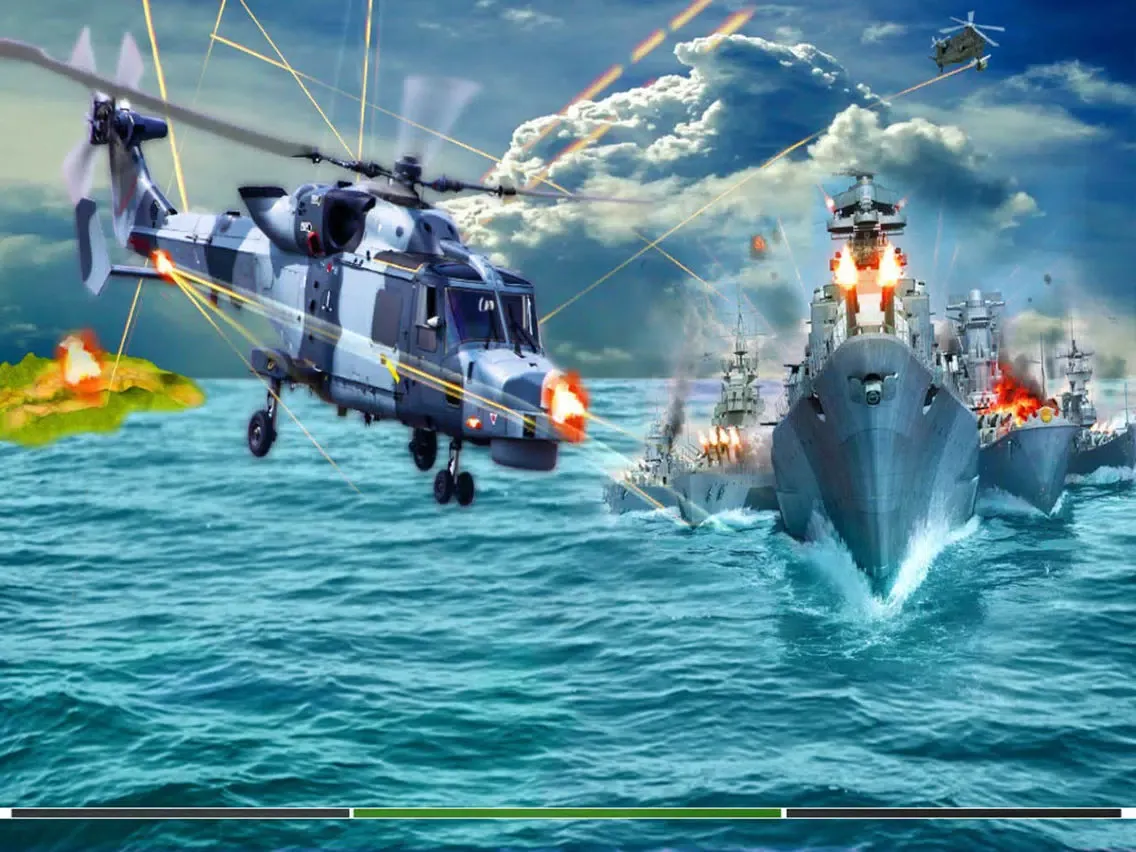 Gunship Air Helicopter War 3D iPad 應用截圖