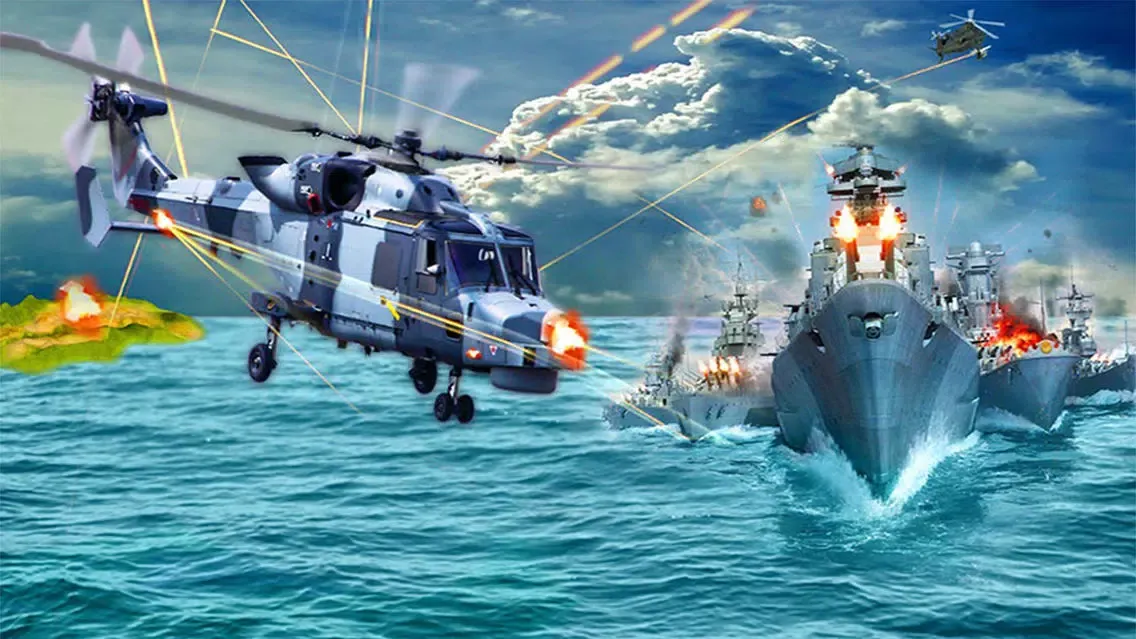 Gunship Air Helicopter War 3D應用截圖