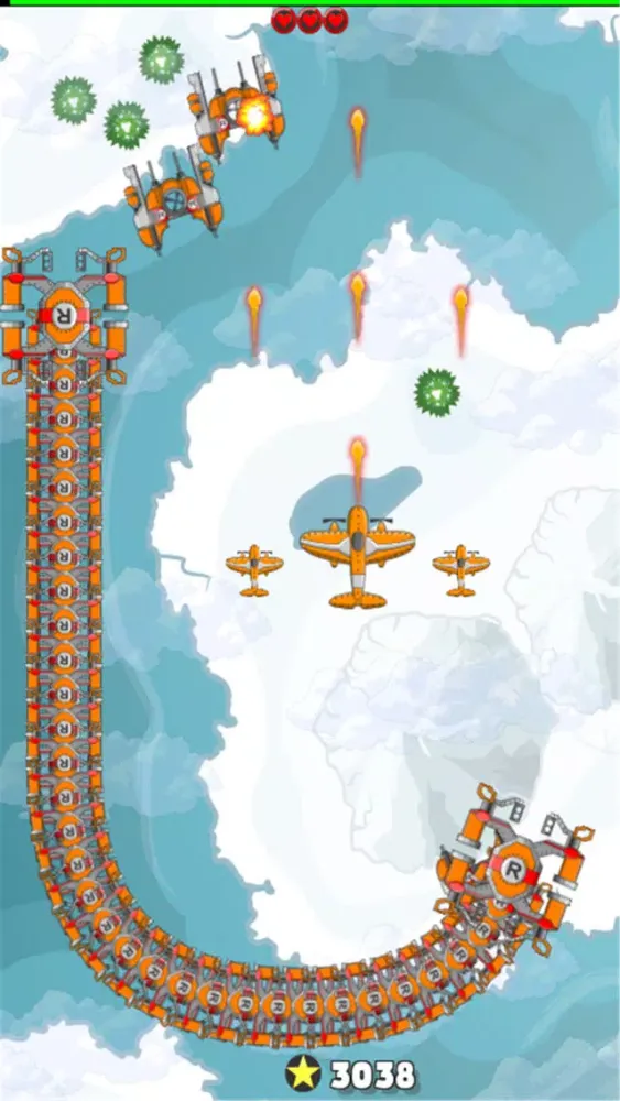 Capturas de tela do Aircraft Wargame 2