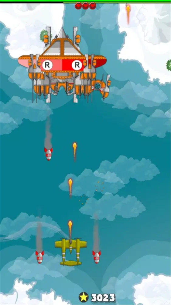 Capturas de tela do Aircraft Wargame 2
